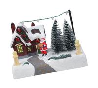 Arecobticy Festives Spinnings LED Music Boxes Plays Traditional Christmas Songs Safe For Children Indoor Use Home Gift With Music