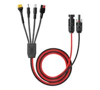 Arecobticy Flexible Foldable Solar Charging Wire for DC7909 DC5521 60 Devices for Outdoor and Indoor Use Durability Build Waterproof Cable