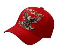 Arecobticy Foldable Commemorative Hat Honoring Soldiers Lightweight Cotton Blocking Breathable for Travel Sun Protections Hat