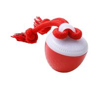 Arecobticy Interaction Dog Toy Ball with 3 Mode Rechargeable Automatic Moving Ball Chewable Rope for Indoor Teething Chasing