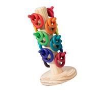 Arecobticy Interactive Ringtoss Game Improve Intelligence for Toddler Hand Color Catching Toy for Kids Over 3 Years Fine Motor Skills Development