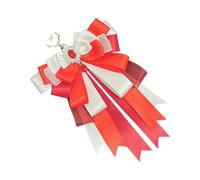 Arecobticy Lovely Keychain Bows Keyring Hanging Ornament Holder Charm Ribbon Bowknot Bag Charm for Handbags Purses Bowknot Ribbon Rings