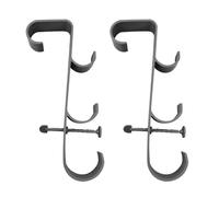 Arecobticy Multifuntional Swimming Pool Tool Holder Adjustable Angles ABS Texture Easy Installation Suitable For Outdoor Pool Easy Installation Wall Hook