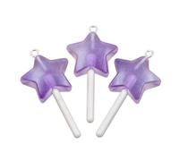 Arecobticy Multipurpose Creative Star Heart Round Lollipop Pendant Ideal For Trendsetters And Unique Accessory Seekers Daily Use Trendy Jewelry For Parties