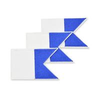 Arecobticy Pack of 3 Diving Patches Scubas Diving Flag Decorations Suitable for Stitching or Heat Application on Various Fabrics Scubas Flag Patches