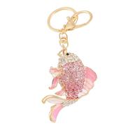 Arecobticy Premium Marine Inspired Keyring Metal Crafted 3 Aquatic Animal Shapes 5 Glittering Crystal Color Variants Trendy Creature Keychain
