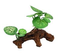 Arecobticy Realistic Tree Stump Fishtanks Accessory Waterproof Resin Aquariums Decors For Natural Lookings Underwater Environment Aquariums Decors