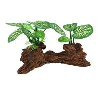 Arecobticy Realistic Tree Stump Fishtanks Accessory Waterproof Resin Aquariums Decors For Natural Lookings Underwater Environment Aquariums Decors
