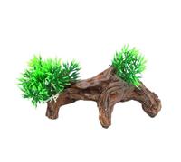 Arecobticy Realistic Tree Stump Fishtanks Accessory Waterproof Resin Aquariums Decors For Natural Lookings Underwater Environment Aquariums Decors