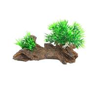Arecobticy Realistic Tree Stump Fishtanks Accessory Waterproof Resin Aquariums Decors For Natural Lookings Underwater Environment Aquariums Decors
