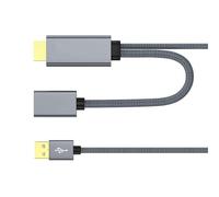 Arecobticy Reliability HDTV to DisplayPort Converter Featuring USB Power Input for Consistent 4K60Hz for Durability Long Last Adapter