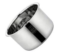 Arecobticy Stainless Steel Rice Cooker Inner Container Replacement Nonstick Cooking Pots for Home Cooking Kitchen Appliances Electric Rice Cooker Liner