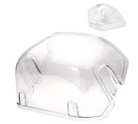 Arecobticy Strong See Through Rear Shield for Pet Dispensers Prevents Unwanted Access to Food During Feeding Time Automatic Feeder Attachment