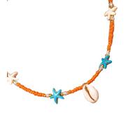 Arecobticy Stylish Double Strands Seashells Necklace For Trendy Women Fashion Enthusiasts And Beach Themed Parties Supplies Adjustable Chain