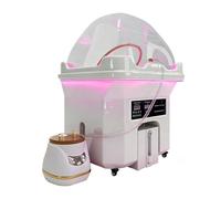Aredwhiterui Dual LED Head SPA Equipment with All-in-One Water Tanks, Waterfall Massage & Fumigation, Mobile Japanese Head SPA for Salon Use, No Plumbing Required