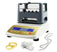 Aredwhiterui Upgraded Gold and Silver Tester, Portable Digital Purity Meter with LCD Display, Non-Destructive Testing Kit for Jewelry, Coins, Pawn Shops & Auctions XF-600K