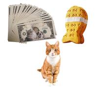 ARELGY 100 Pcs Pet Memorial Paper Sacrifice,Memorial Sacrifice for Cat Dog Lovers,Traditional Paper for Pet Memorial Offerings,for Grieving Ceremony and Remembrance (Fish+Paper Currency 100 Pcs)