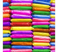 ARELUX 48 Holi Colors Powder - 75Grams Each for Color Powder,Gender Reveals,Fun Runs,Smoke Photoshoot,Motorcycle Burnout Chalk,Marathon,Rangoli,Color Toss Wars,Party&Festival