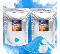 ARELUX Gender Reveal Color Powder -2 Blue Colors Chalk Powder for Color Run Photography,Boy or Girl Gender Reveal Car & Motorcycle Burnout,Photoshoot,Birthday Party,Holi Festival