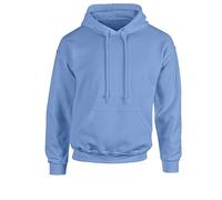 Aremie Plain Pullover Hoodie Mens Ladies Hooded Sweatshirts Unisex Hoody Sweat Top Jumper, Carolina Blue (2XL)