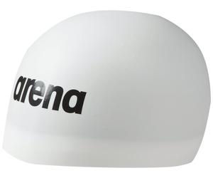 Arena 3D Soft Silicone Swimming Cap - White