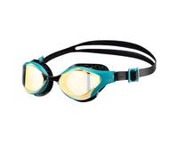 Arena Air Bold Swipe Mirror Goggles - Yellow Copper/Green Lake