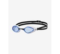 Arena Air Speed Swimming Goggles Black White with Blue lenses