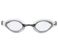 arena Air-Speed Unisex Adult Race Swimming Goggles, Standard Pool Goggles with Wide Anti-Fog Lenses, UV Protection, 3 Interchangeable Nose Bridges, Air Seals, Clear-Clear