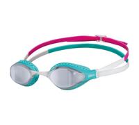 ARENA Cobra Core Swipe Mirror Unisex Adult Racing Swimming Goggles, Swimming Pool Goggles with Curved Mirror Lenses, Anti-Fog, UV Protection, 5 Interchangeable Nose Bridges