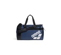 Arena All Set Duffle Bag Overnight Weekender Cabin Size Team Luggage Shoe Compartment Gym Training Gear Equipment Bag for Teens Men Women, Navy, 40 Liters