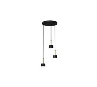Arena Black/Gold Pendant Light 3xGX53 MLP7762