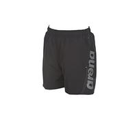 ARENA Boys' Fundamentals Logo Beach Boxer Black-White