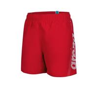 ARENA Boys' Fundamentals Logo R Beach Boxer Red-White