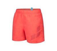 Arena Boys Logo Beach Short, Calypso Coral-Dark Purple, 10-11 Years UK