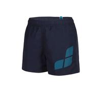 ARENA Boys' Logo R Beach Shorts Navy-Turquoise