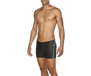 ARENA BV1R2 Men Men Swim Trunks Roy Swim Trunks - black-shiny green, 32