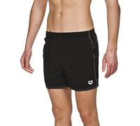 Arena Bywayx R Men's Sea & Pool Swimsuit, Swimsuit in Comfortable Recycled Quick-Dry Fabric, Swimsuit with Inner Mesh Briefs and Side Pockets Black-White