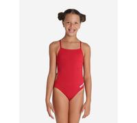 Arena Challenge Solid One Piece Swimsuit Red Girls - 6-7