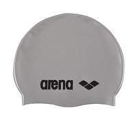 arena Classic Junior Unisex Silikon-Schwimmkappe, Schwimmkappe für Jungen und Mädchen, Badekappe mit Verstärktem Rand, Weiche und Strapazierfähige Schwimmkappe