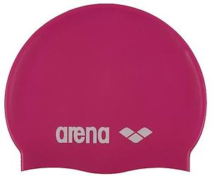 arena Classic Junior Unisex Silikon-Schwimmkappe, Schwimmkappe für Jungen und Mädchen, Badekappe mit Verstärktem Rand, Weiche und Strapazierfähige Schwimmkappe