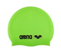 Arena Classic Unisex Silicone Swim Cap, Unisex, Badekappe Classic Silicone, Acid-Lime- Black