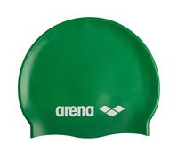 Arena Classic Unisex Soft Silicone Swim Cap for Women and Men Intensive Training and Racing Comfortable Non-Slip Long Hair Swimming Hat Green