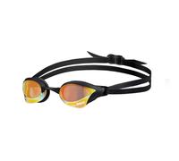 Arena Cobra Core Swipe Mirror Swimming Goggles Yellow Copper Black Unisex Racing