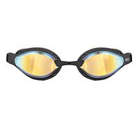 Arena Air Speed Swimming Goggles Black with Yellow Mirrored lenses