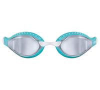 Arena Cobra Core Swipe Mirror Unisex Adult Racing Swimming Goggles, Swimming Pool Goggles with Curved Mirror Lenses, Anti-Fog, UV Protection, 5 Interchangeable Nose Bridges