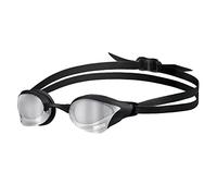 arena Cobra Core Swipe Mirror Unisex-Wettkampfbrille fr Erwachsene, Schwimmbrille mit Gebogenen Spiegelglsern, Anti-Beschlag, UV-Schutz, 5 Austauschbare Nasenstege