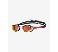 Arena Cobra Edge swimming goggles mirrored orange lenses red black