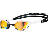 ARENA Cobra Ultra Swipe Mirror Unisex Adult Racing Swimming Goggles, Swimming Pool Goggles with Curved Mirror Lenses, Anti-Fog, UV Protection, 5 Interchangeable Nose Bridges