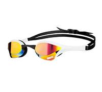 Arena Cobra Ultra Swipe Mirror Swimming Goggles (Yellow/Copper/White)