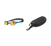 arena Cobra Ultra Swipe Mirror Unisex Adult Racing Swimming Goggles, Swimming Pool Goggles with Curved Mirror Lenses, Anti-Fog, UV Protection, 5 Interchangeable Nose Bridges